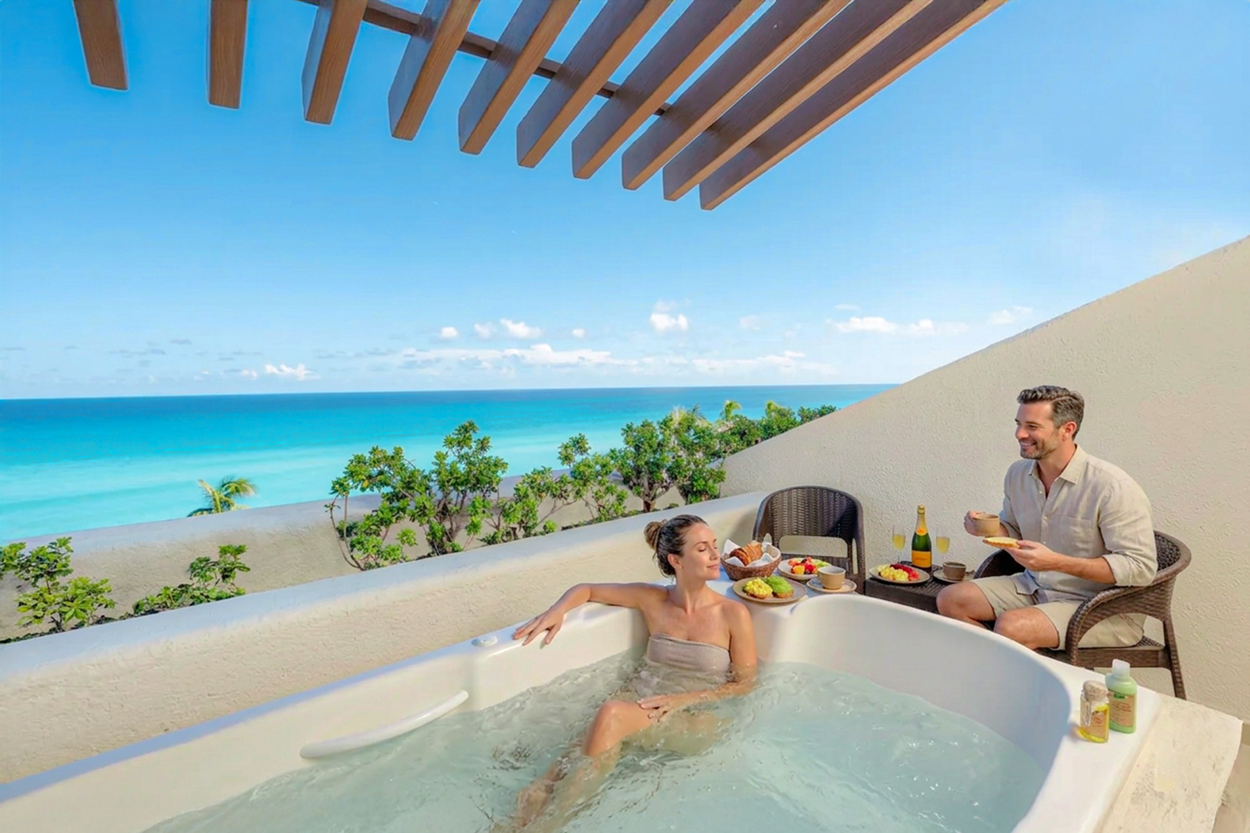 Opciones de habitación para vacaciones familiares en Royal Solaris Cancún